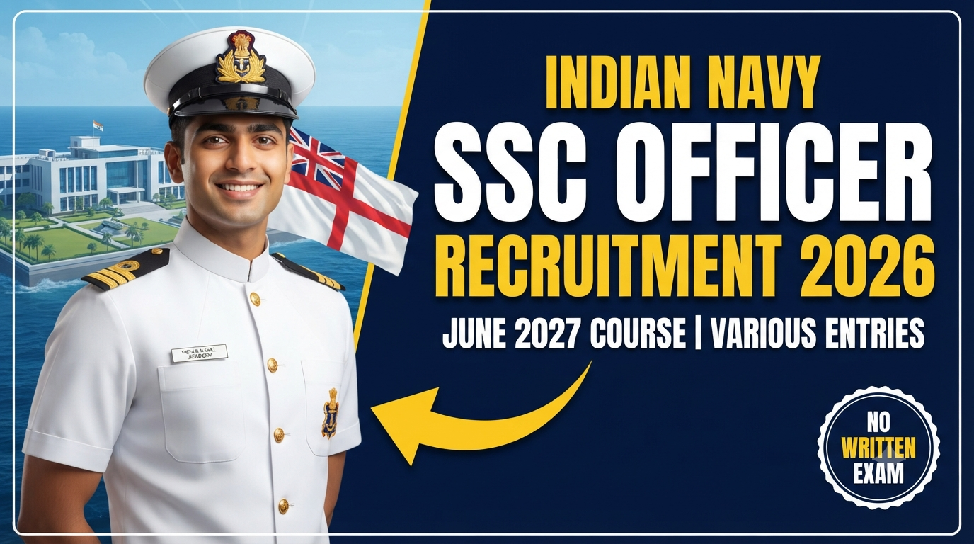 INDIAN NAVY SSC 2026 RECUIRTMENT