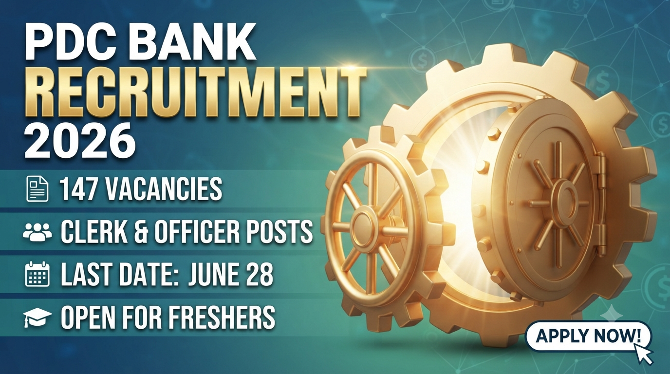 PDC BANK RECUIRTMENT